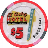 $5 El Cortez Since 1941 Chip, El Cortez Hotel & Casino, Las Vegas, NV, USA